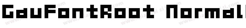 GauFontRoot NormalMacromedia Fontog字体转换
